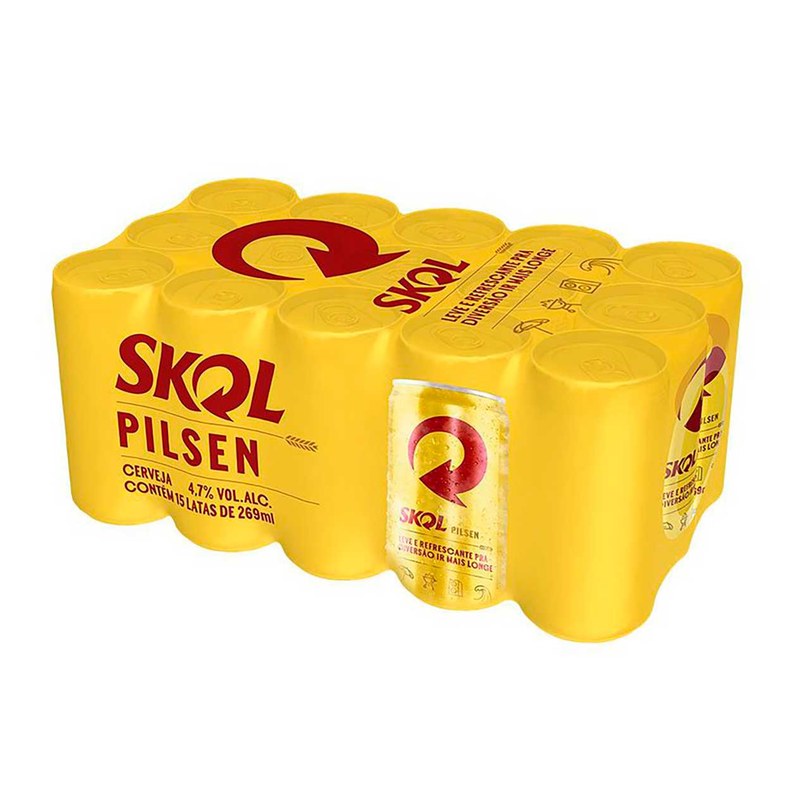 Caixa Skol 269ml c/15