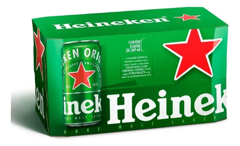 Caixa Heineken 269ml c/8
