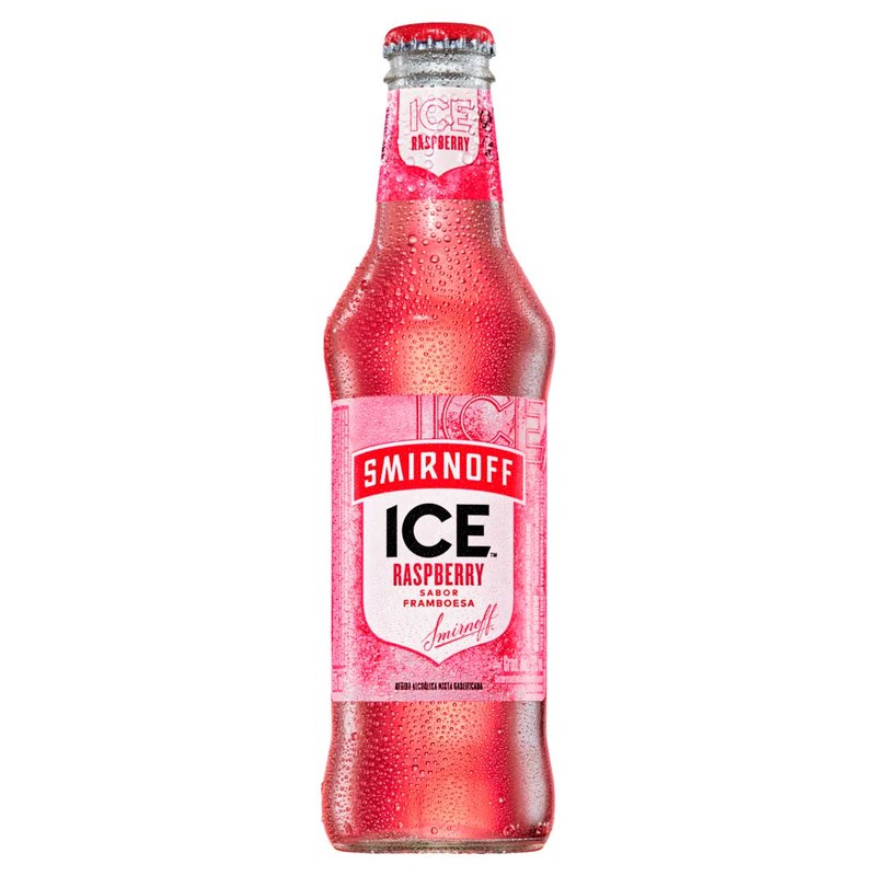Fardo Smirnoff Ice Raspberry 275ml c/24 uni