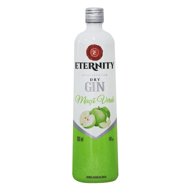Caixa Gin Eternity Maçã 900ml c/6
