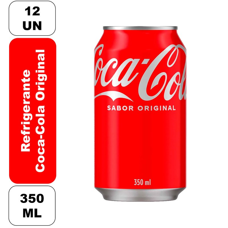 Fardo Coca-Cola 350ml (lata) c/12