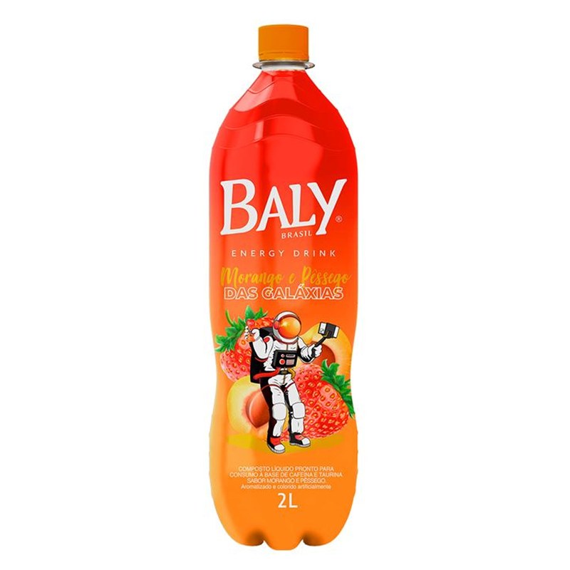 Fardo Baly Morango com Pêssego 2L c/6