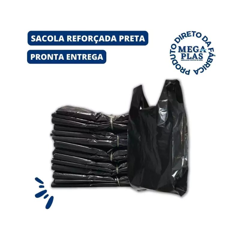 Sacola Preta 40x50 (pct 5kg)
